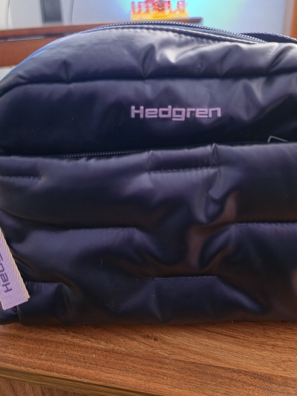 Navy Quilted Crossbody Bag